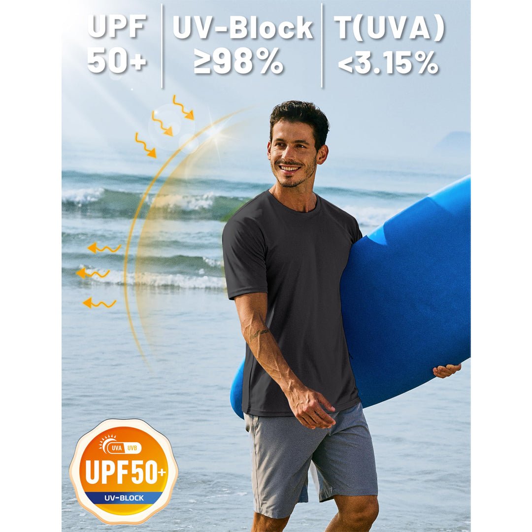 Men's Quick-Dry Sun Protection Rash Guard T-Shirts