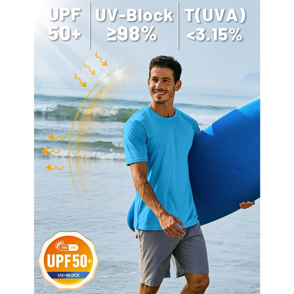 Men's Quick-Dry Sun Protection Rash Guard T-Shirts
