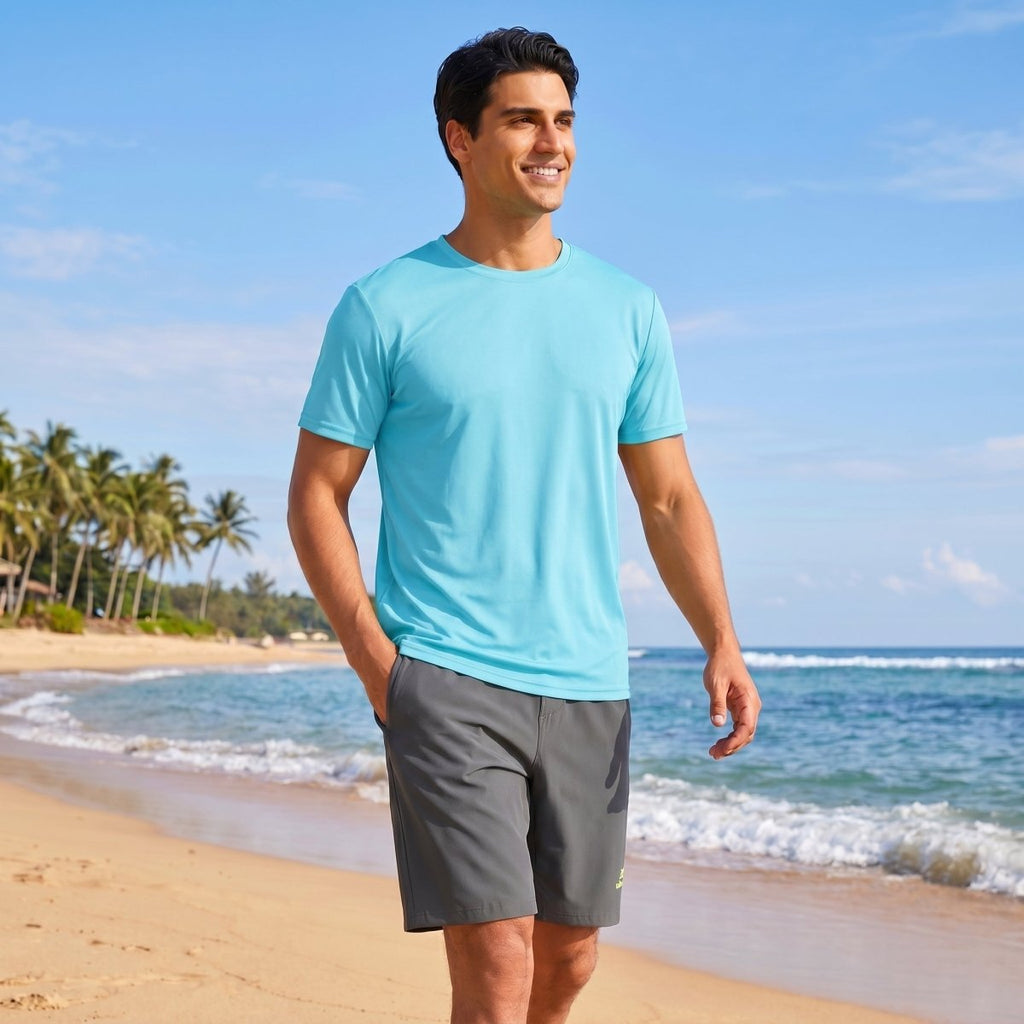 Men's Quick-Dry Sun Protection Rash Guard T-Shirts