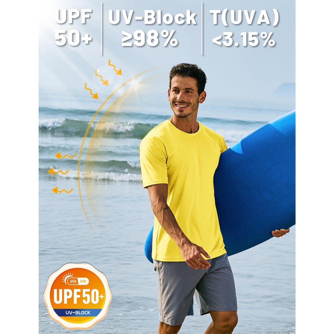 Men's Quick-Dry Sun Protection Rash Guard T-Shirts