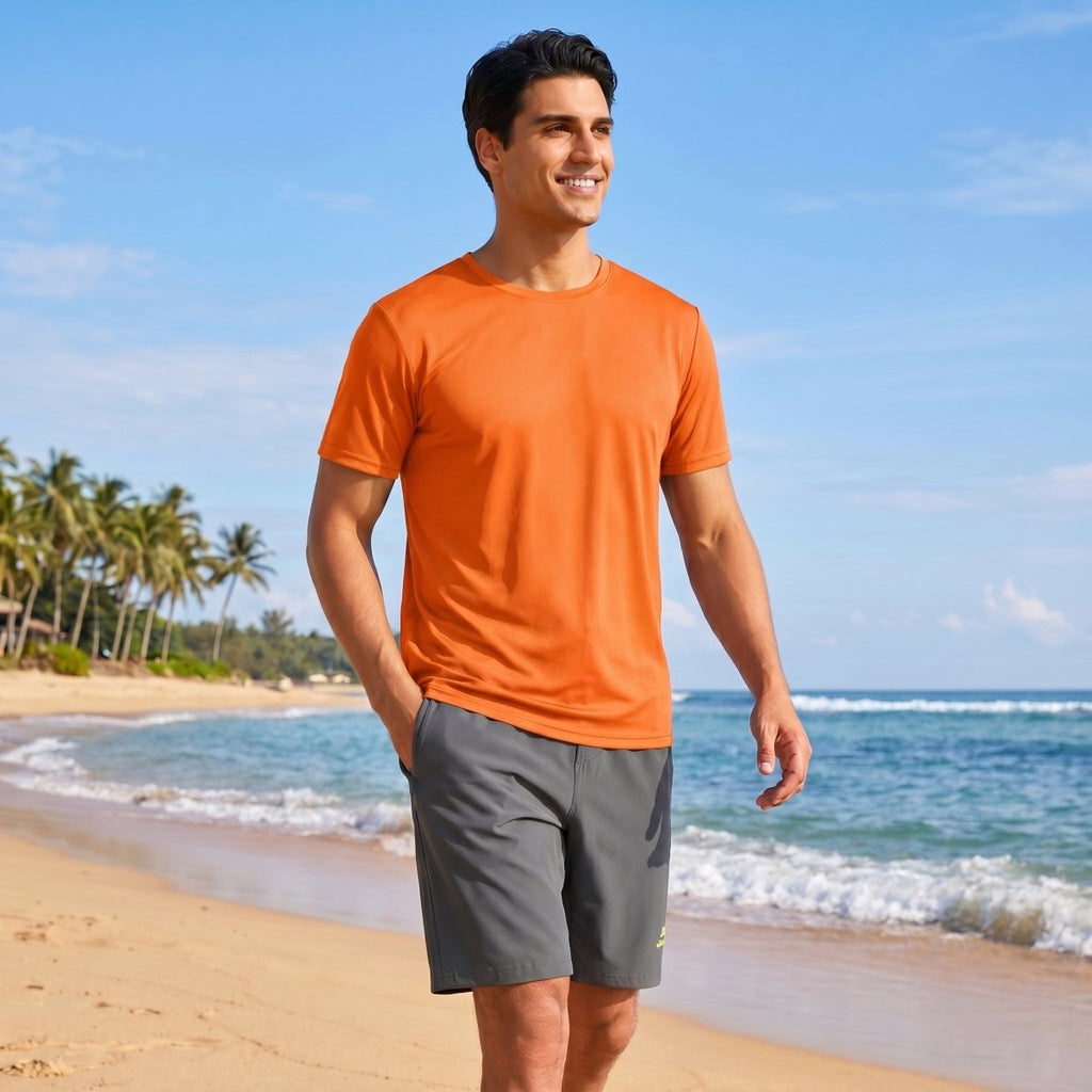 Men's Quick-Dry Sun Protection Rash Guard T-Shirts