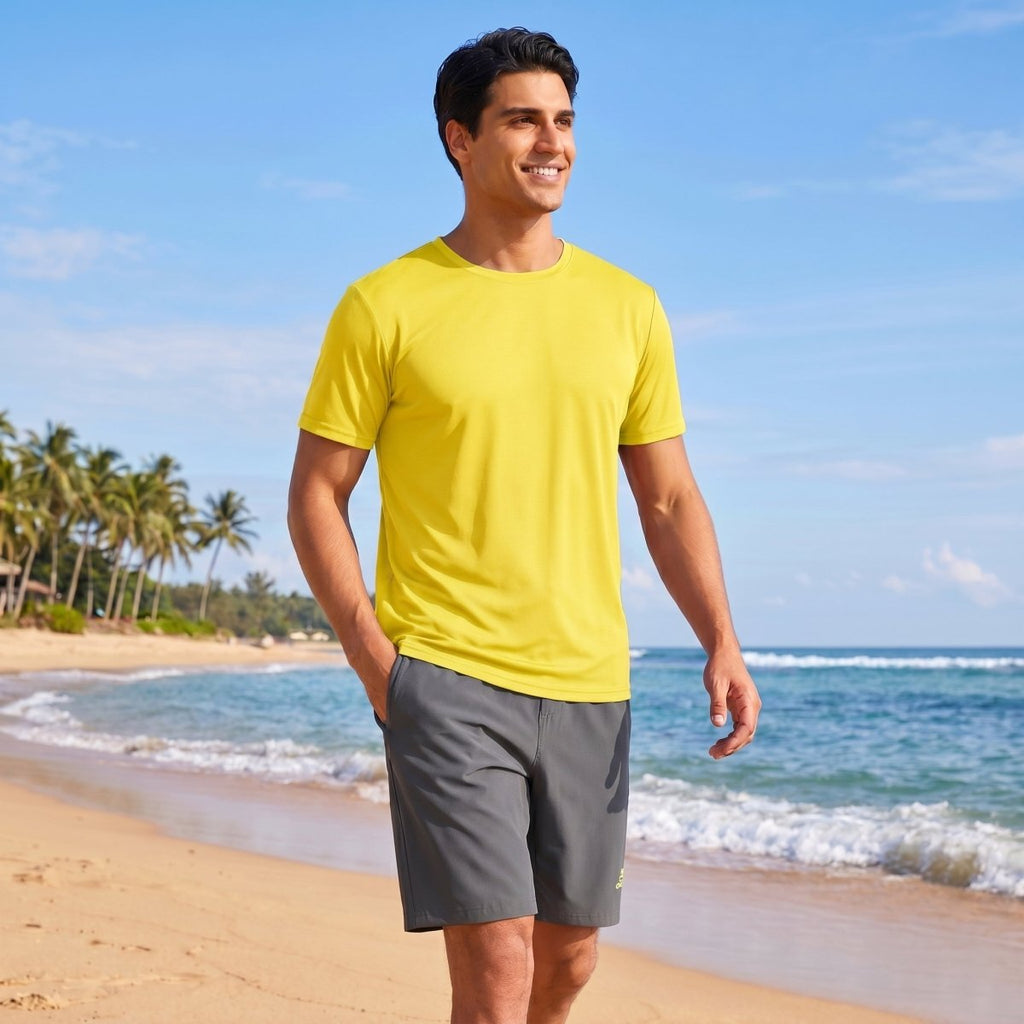 Men's Quick-Dry Sun Protection Rash Guard T-Shirts