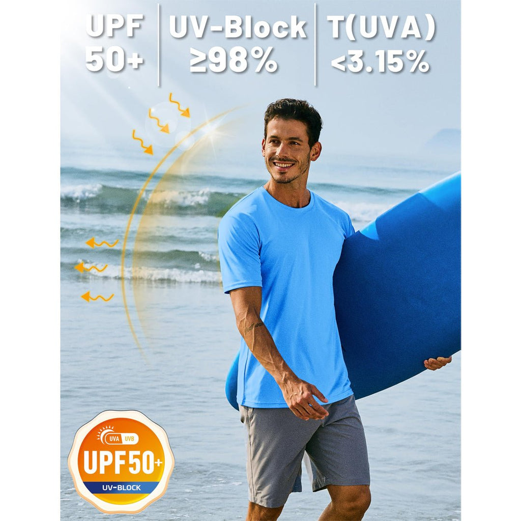 Men's Quick-Dry Sun Protection Rash Guard T-Shirts