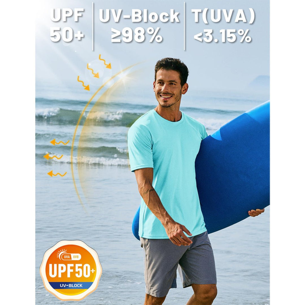 Men's Quick-Dry Sun Protection Rash Guard T-Shirts