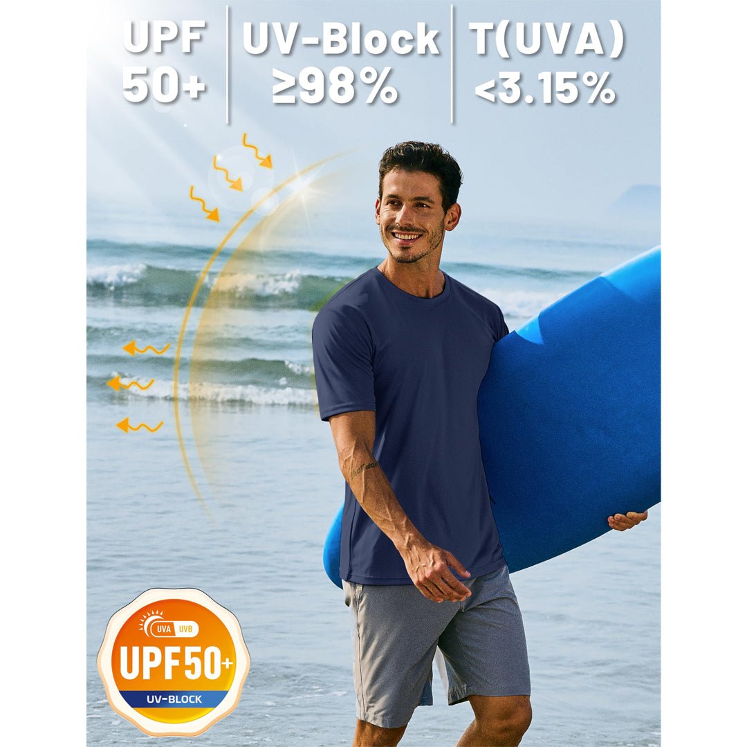 Men's Quick-Dry Sun Protection Rash Guard T-Shirts