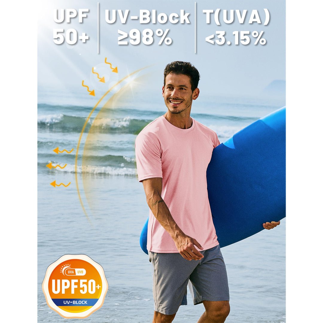 Men's Quick-Dry Sun Protection Rash Guard T-Shirts