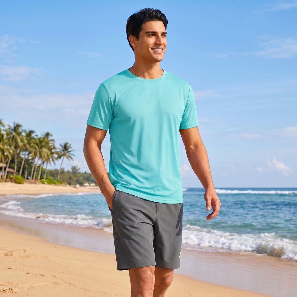 Men's Quick-Dry Sun Protection Rash Guard T-Shirts
