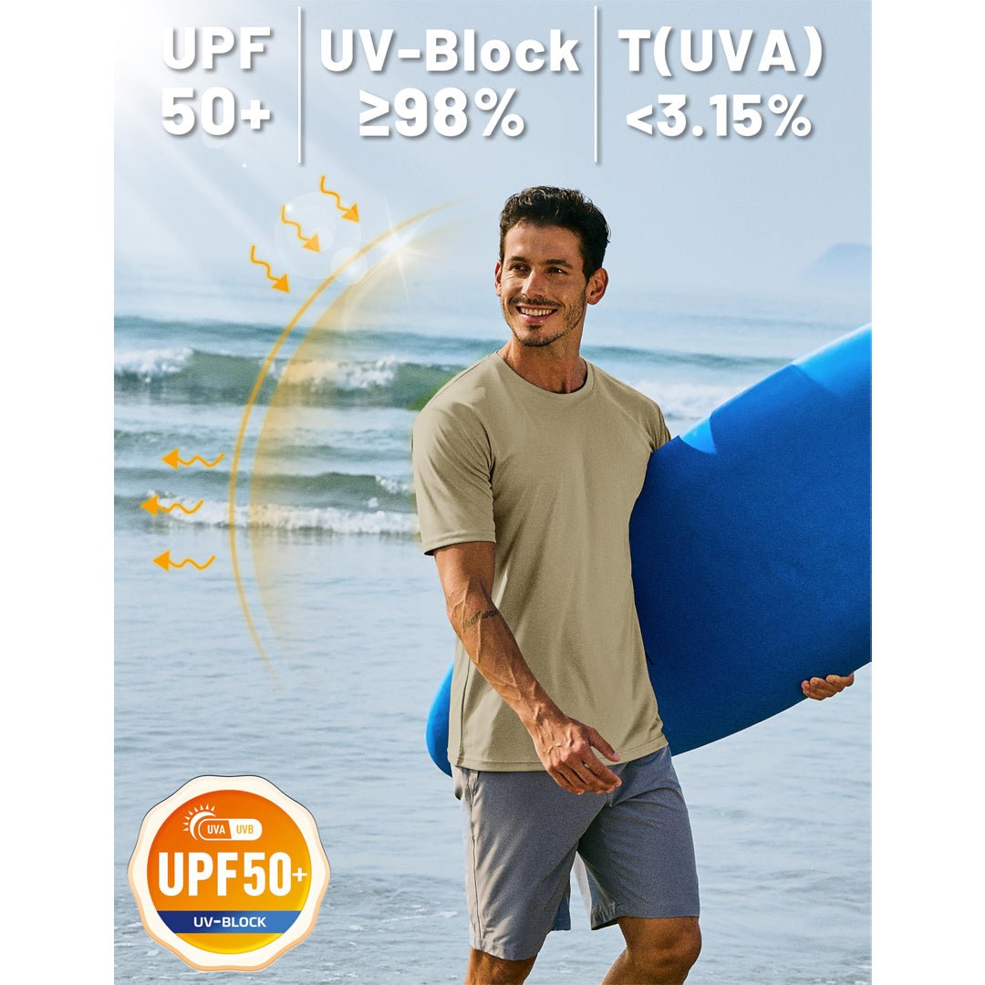 Men's Quick-Dry Sun Protection Rash Guard T-Shirts