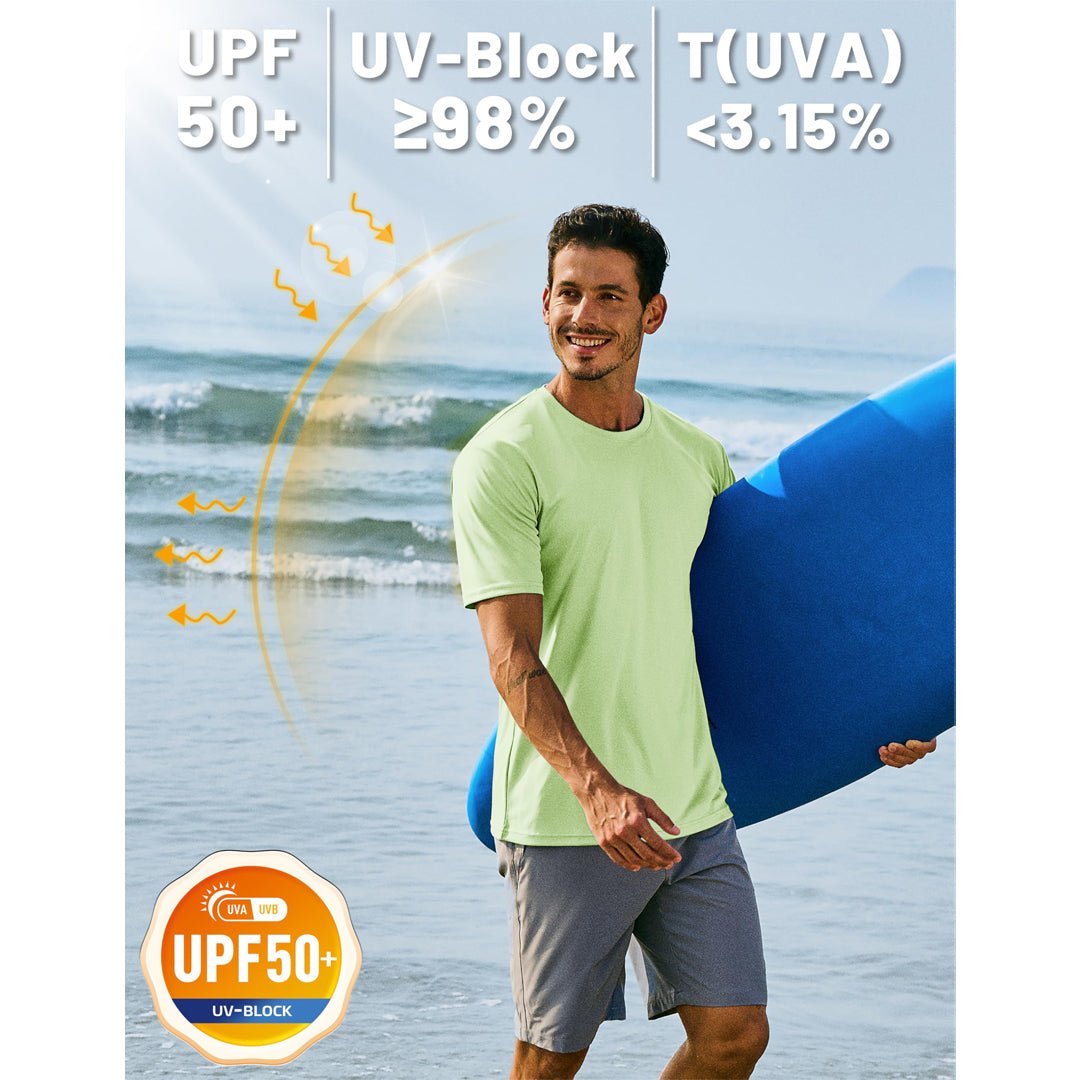 Men's Quick-Dry Sun Protection Rash Guard T-Shirts