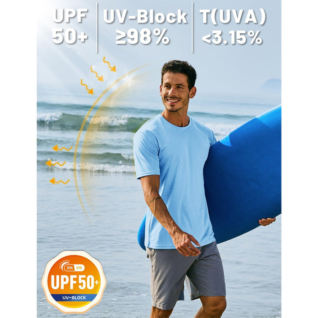 Men's Quick-Dry Sun Protection Rash Guard T-Shirts