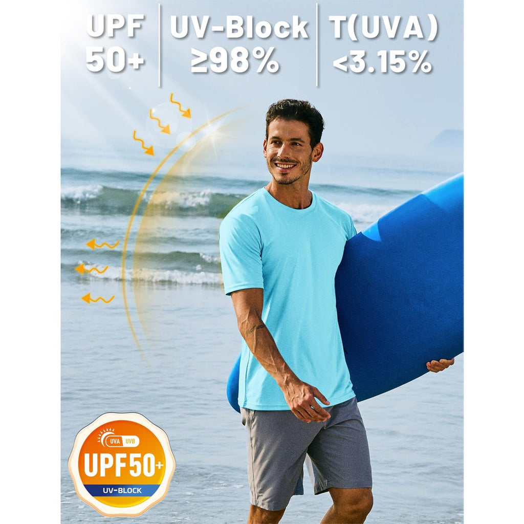 Men's Quick-Dry Sun Protection Rash Guard T-Shirts