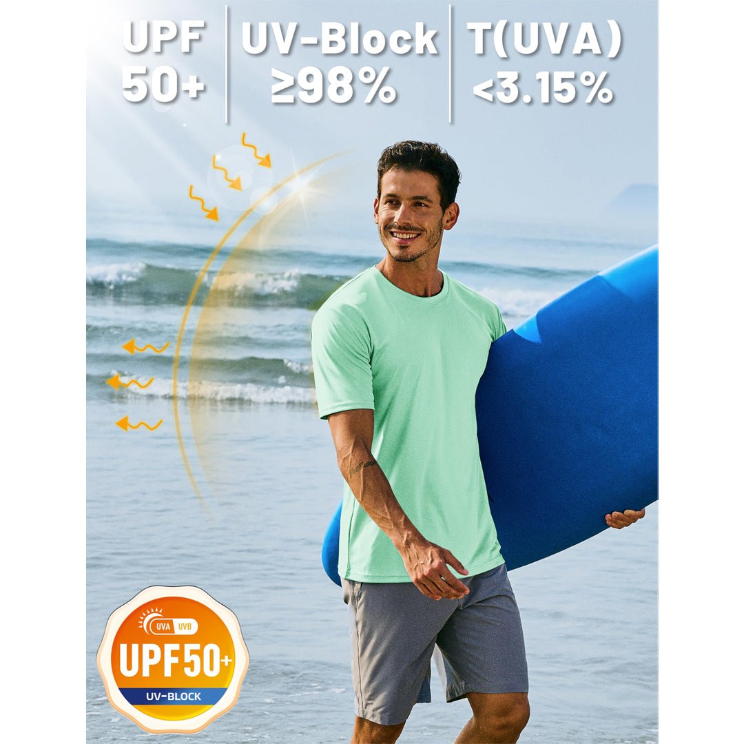 Men's Quick-Dry Sun Protection Rash Guard T-Shirts