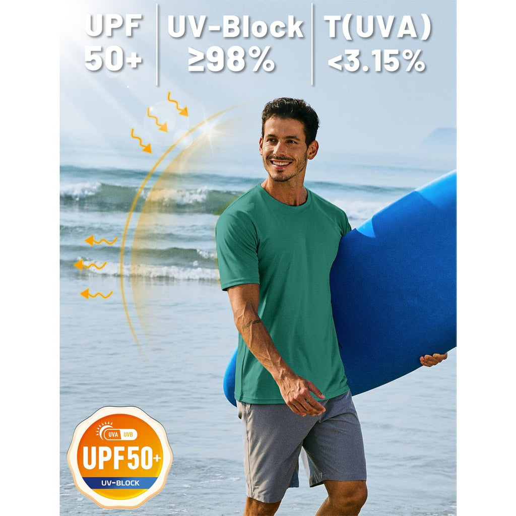 Men's Quick-Dry Sun Protection Rash Guard T-Shirts