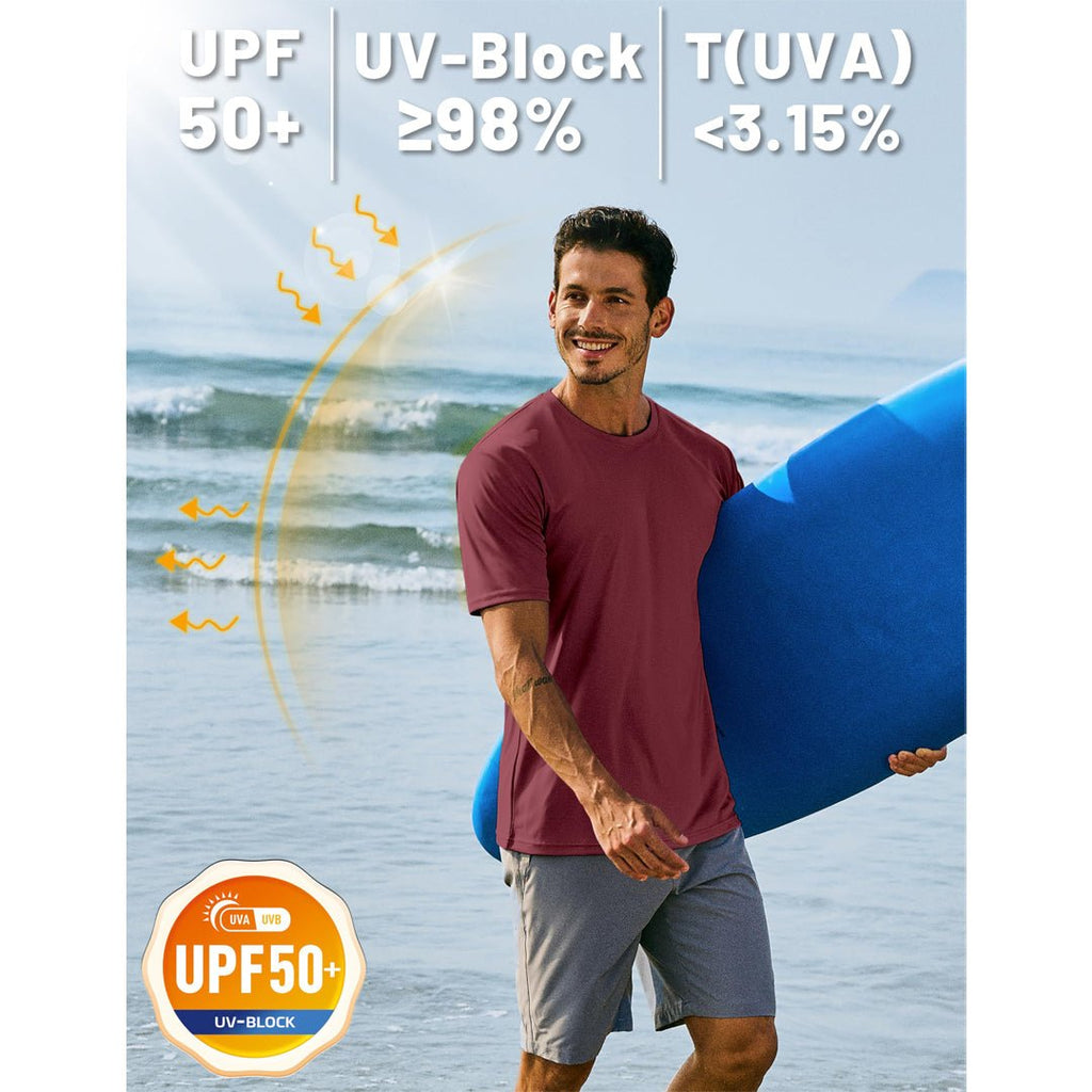 Men's Quick-Dry Sun Protection Rash Guard T-Shirts