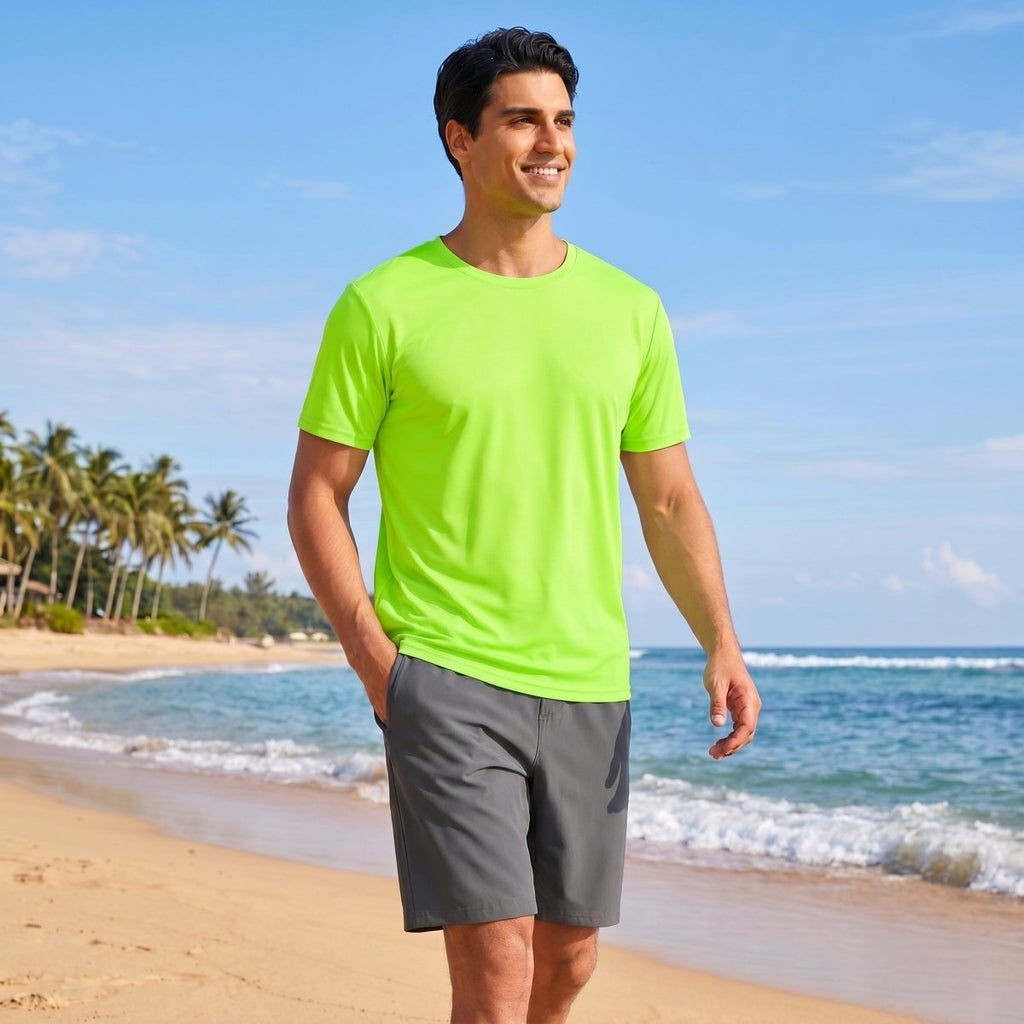 Men's Quick-Dry Sun Protection Rash Guard T-Shirts