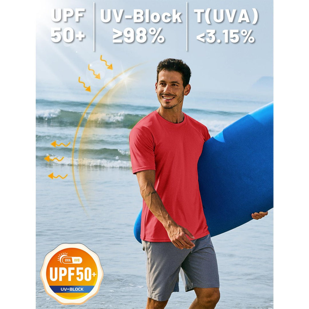 Men's Quick-Dry Sun Protection Rash Guard T-Shirts