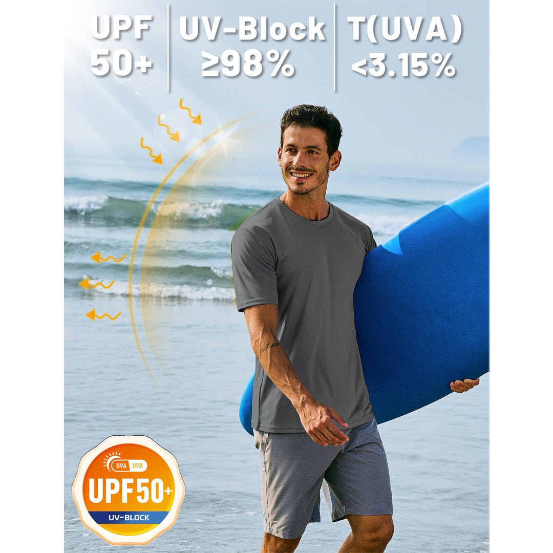 Men's Quick-Dry Sun Protection Rash Guard T-Shirts