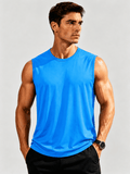Men's Sleeveless Shirt Quick Dry UPF 50+ Gym Tank Top