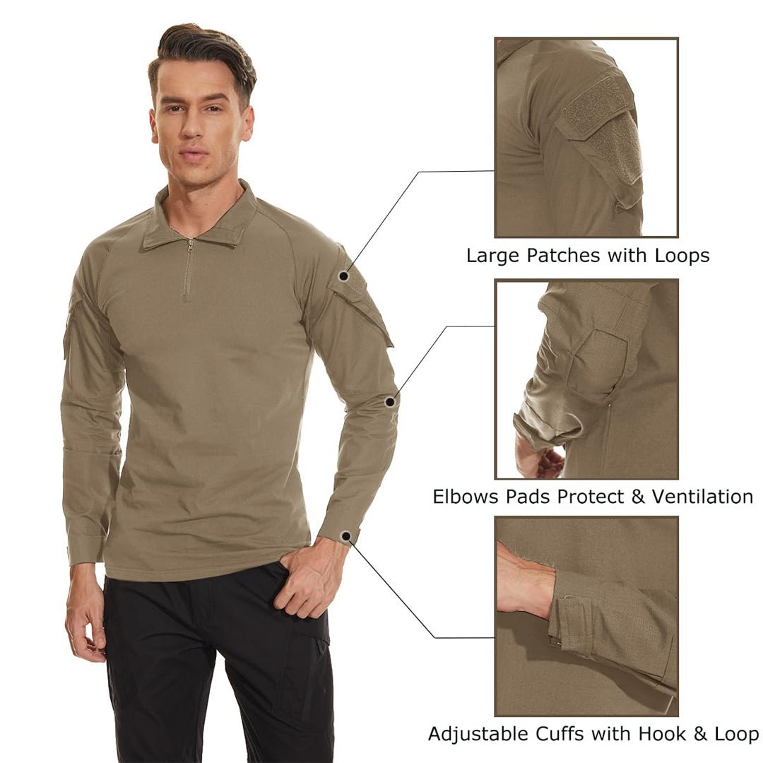 Men's Tactical Military Long Sleeves Shirt