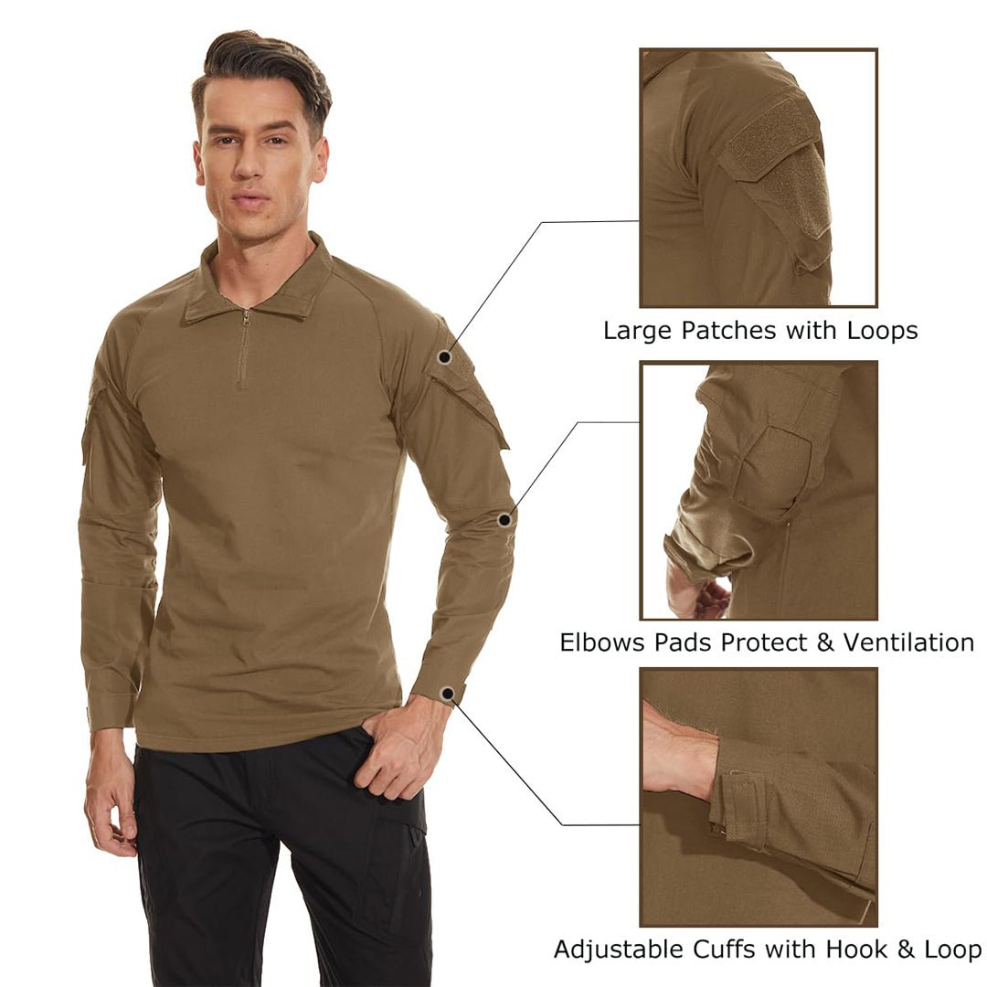 Men's Tactical Military Long Sleeves Shirt