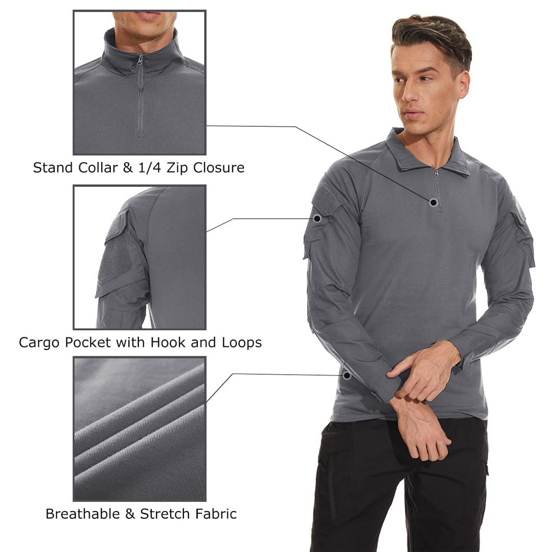 Men's Tactical Military Long Sleeves Shirt