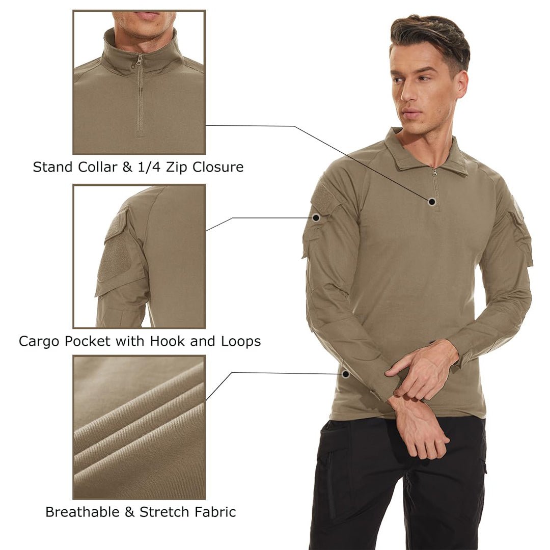 Men's Tactical Military Long Sleeves Shirt