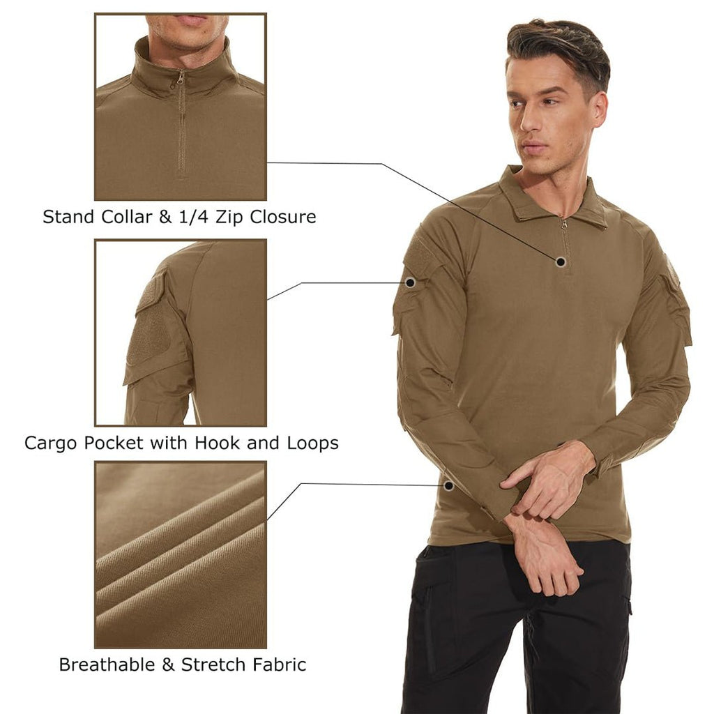Men's Tactical Military Long Sleeves Shirt