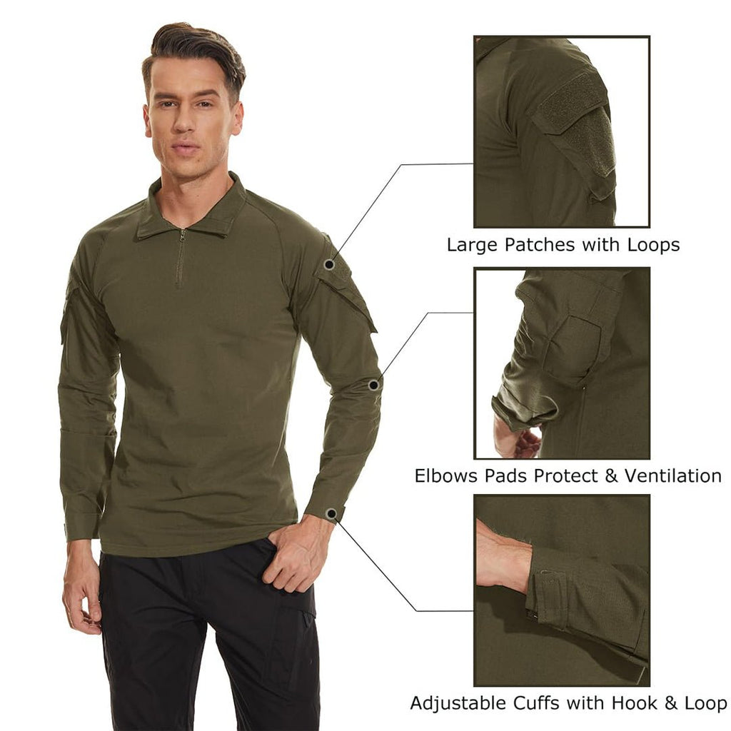 Men's Tactical Military Long Sleeves Shirt
