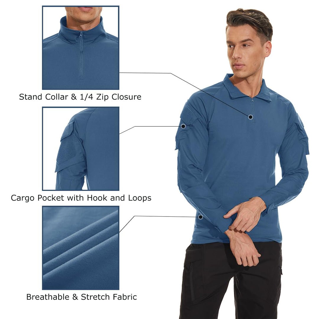 Men's Tactical Military Long Sleeves Shirt