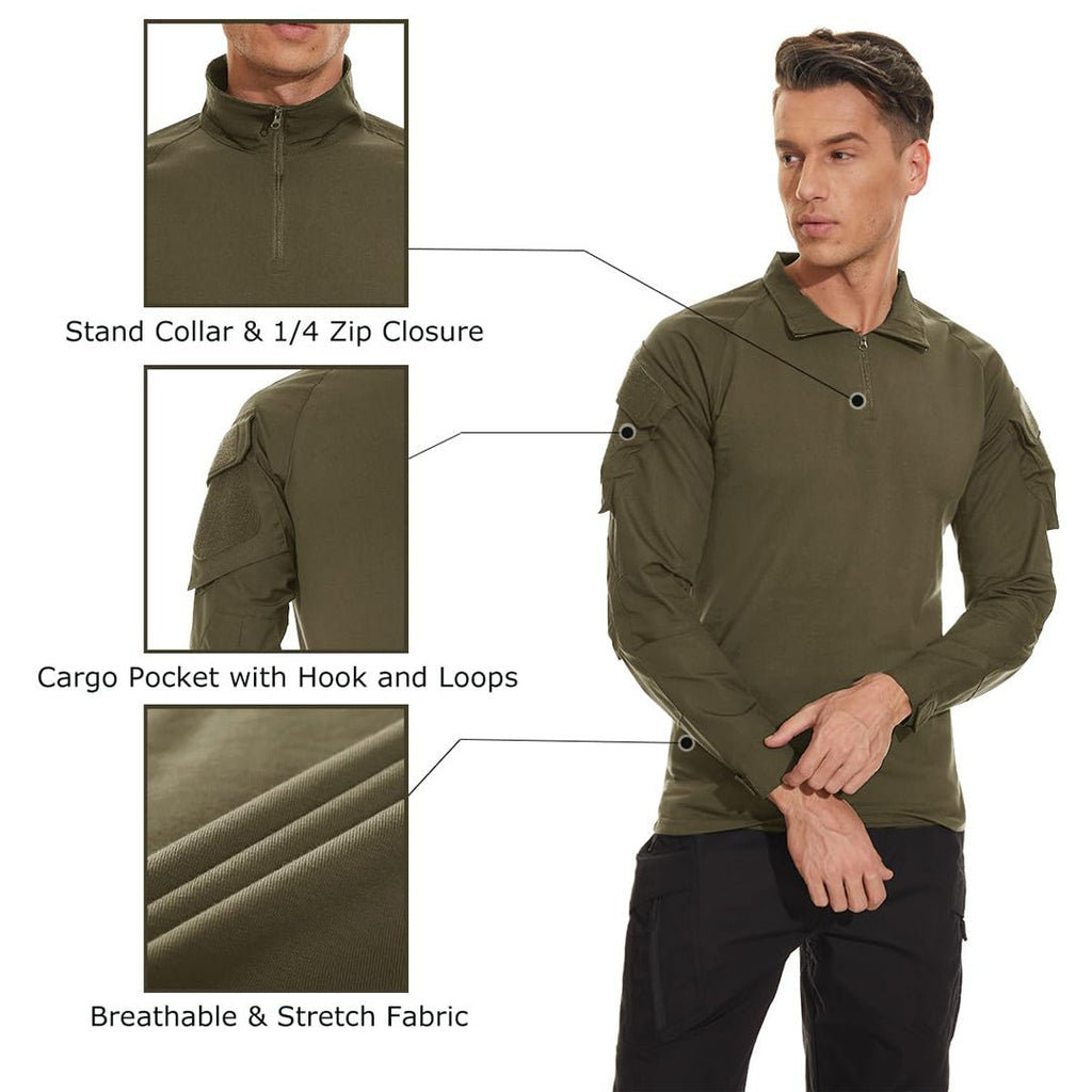 Men's Tactical Military Long Sleeves Shirt