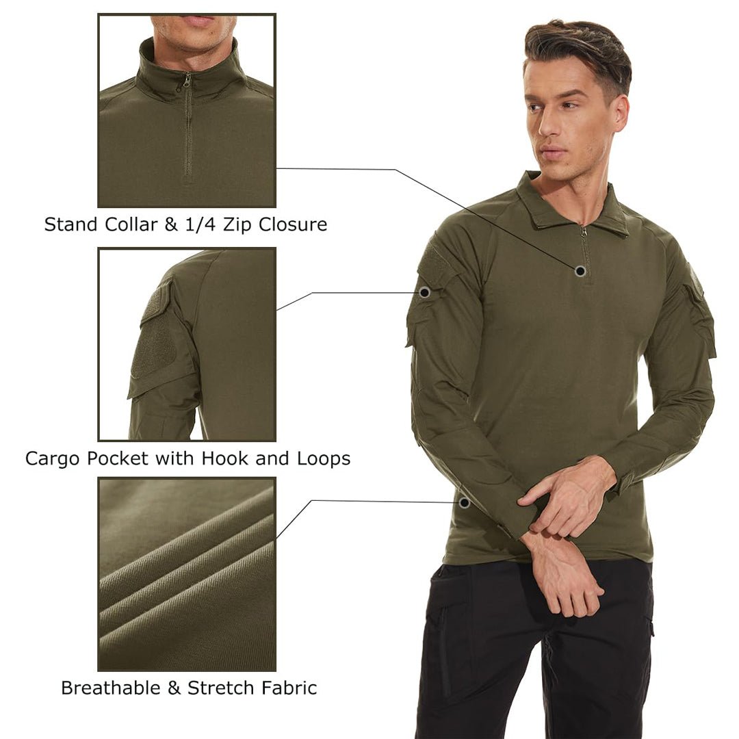 Men's Tactical Military Long Sleeves Shirt