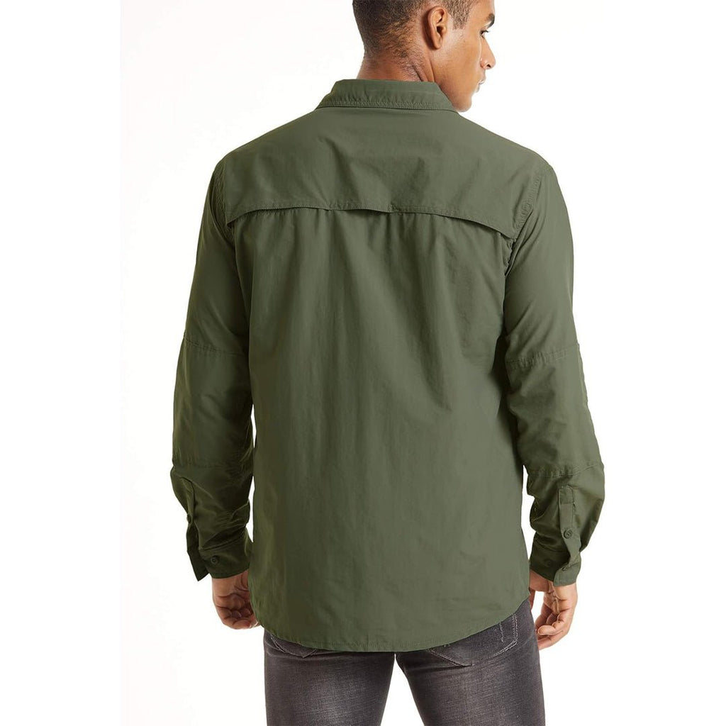Men's Tactical UPF Sun Protection Long Sleeve Shirt