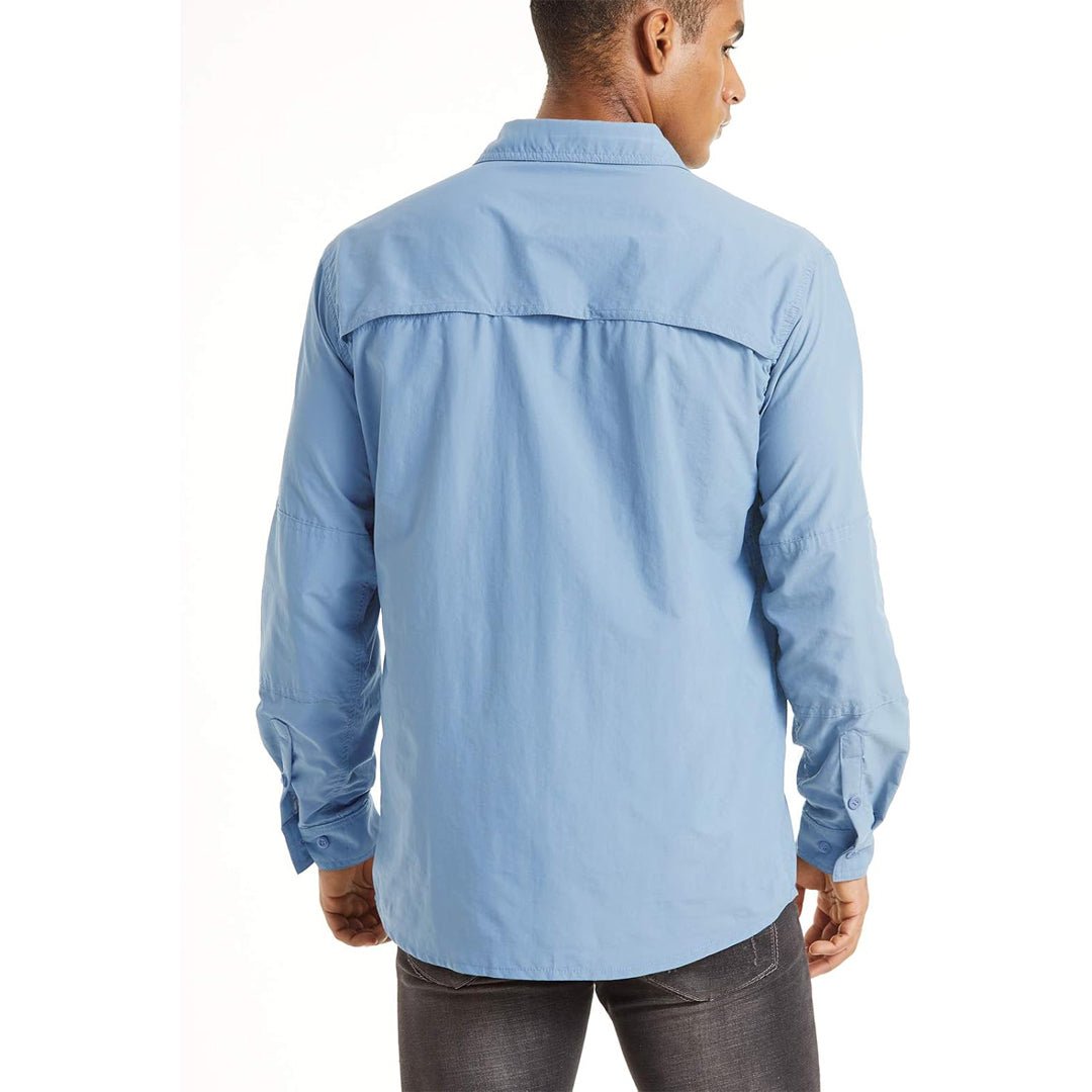 Men's Tactical UPF Sun Protection Long Sleeve Shirt
