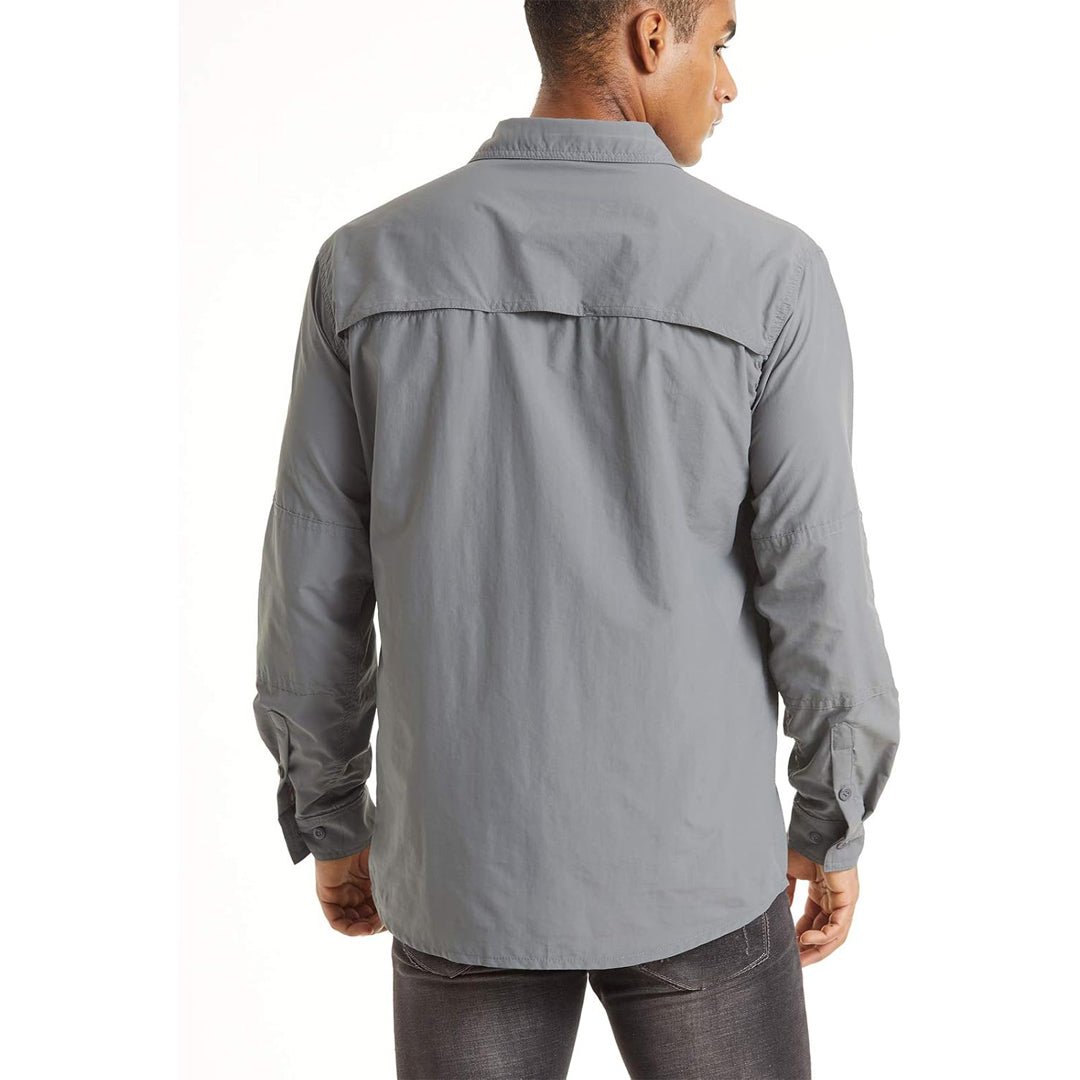 Men's Tactical UPF Sun Protection Long Sleeve Shirt