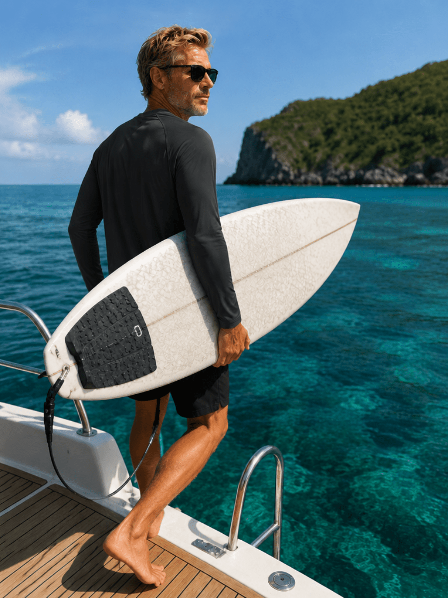 Men's UPF 50+ Long Sleeve Quick Dry Sun Protection Shirt
