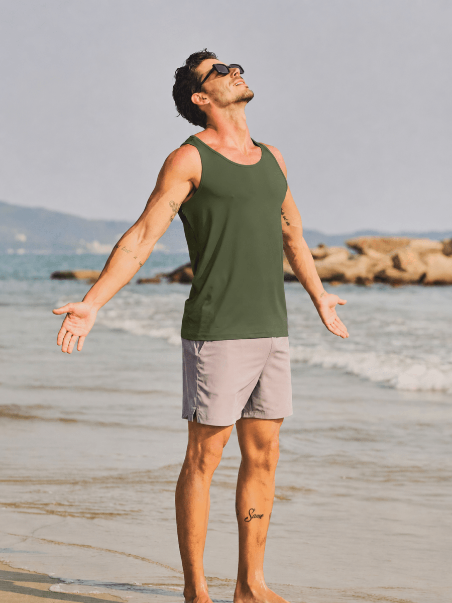 Men's UPF 80+ Moisture Wicking Sport Vests