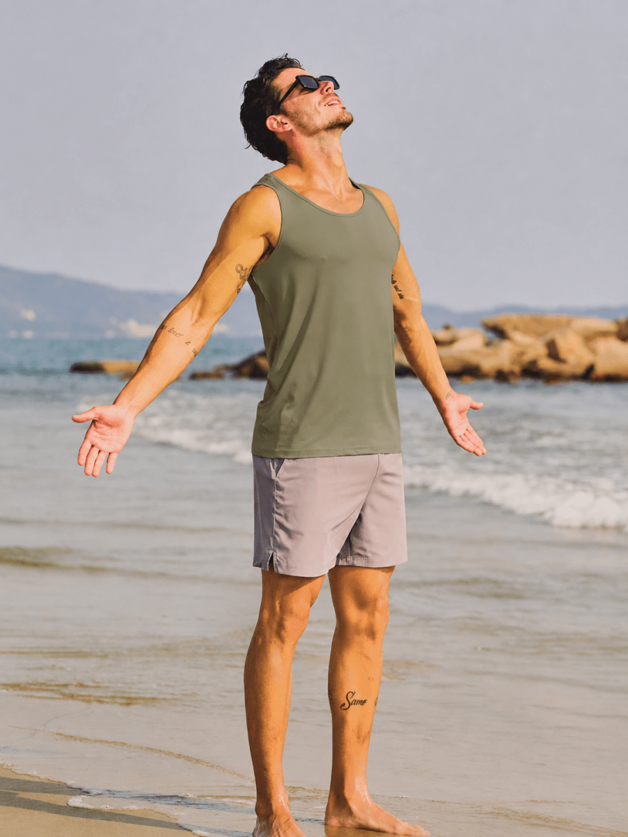 Men's UPF 80+ Moisture Wicking Sport Vests