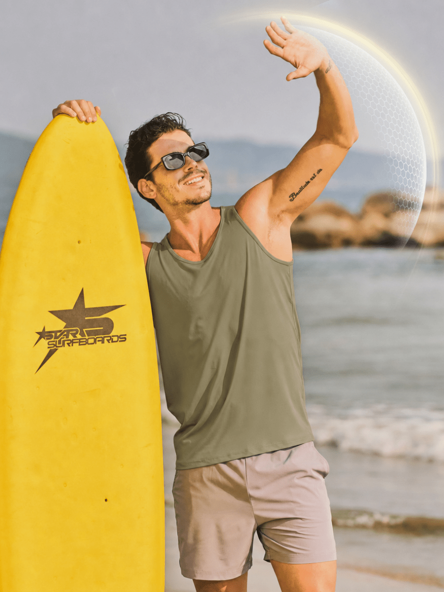 Men's UPF 80+ Moisture Wicking Sport Vests