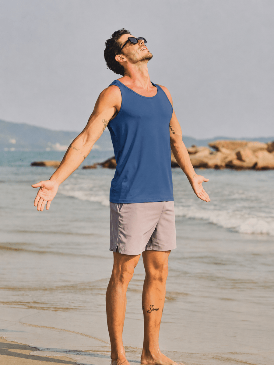 Men's UPF 80+ Moisture Wicking Sport Vests