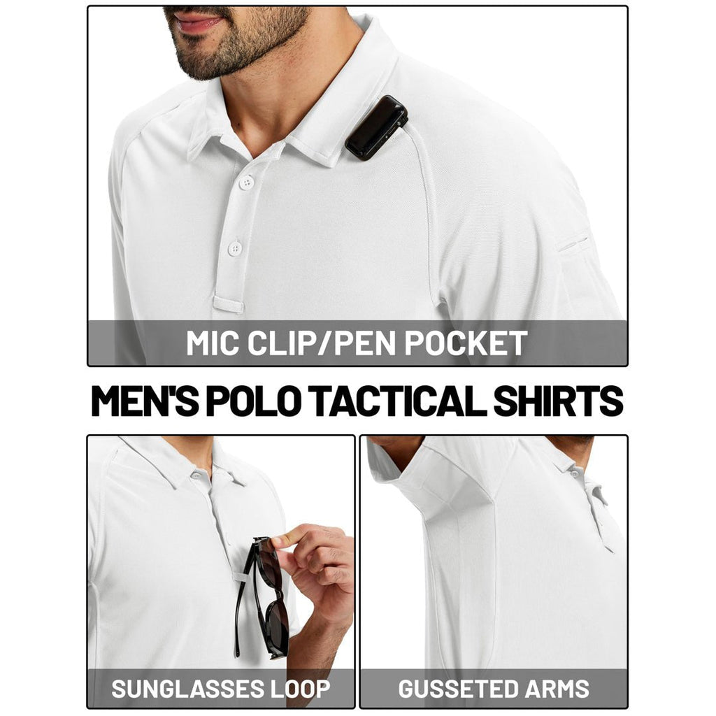 UPF 50+ Performance Tactical Polo Shirt