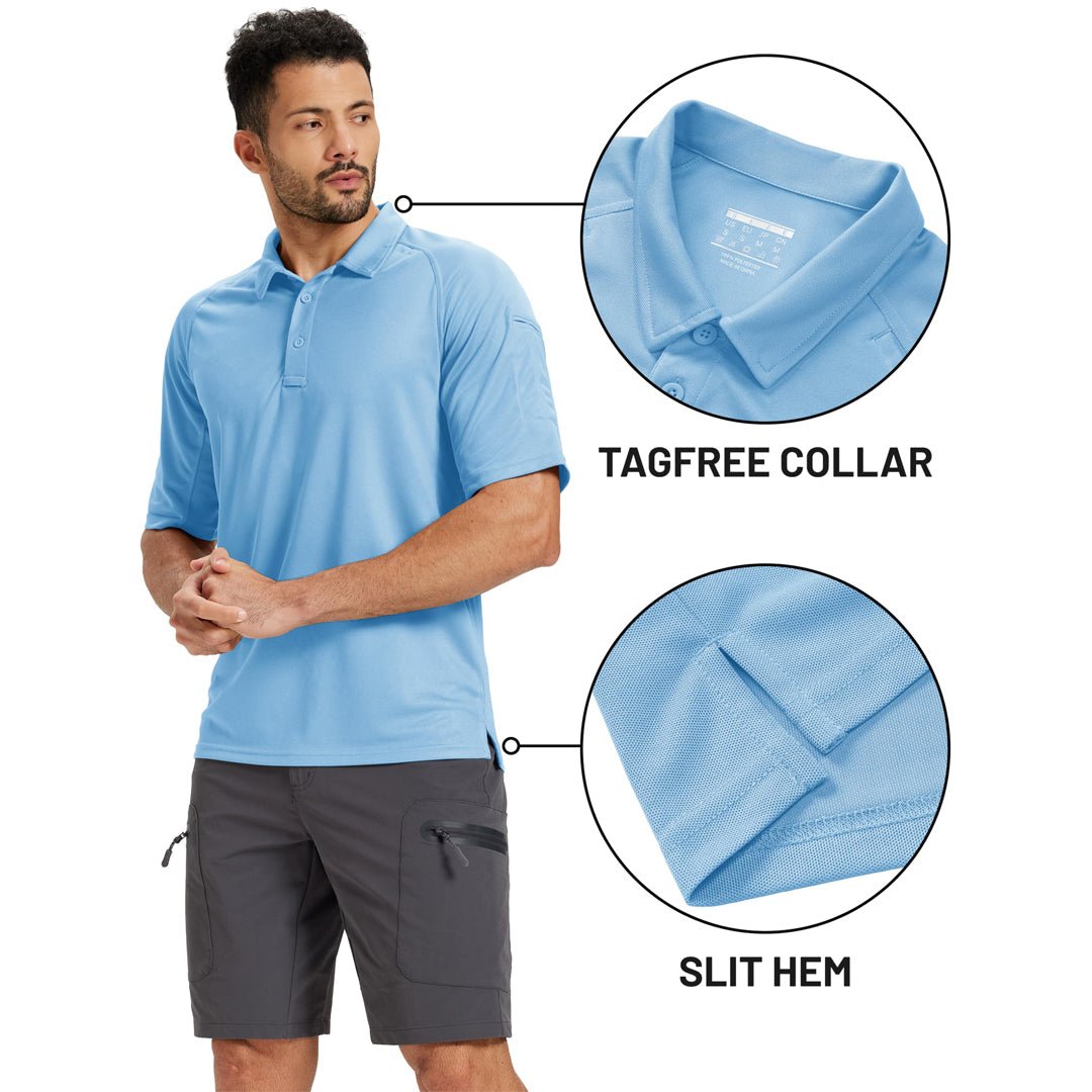 UPF 50+ Performance Tactical Polo Shirt