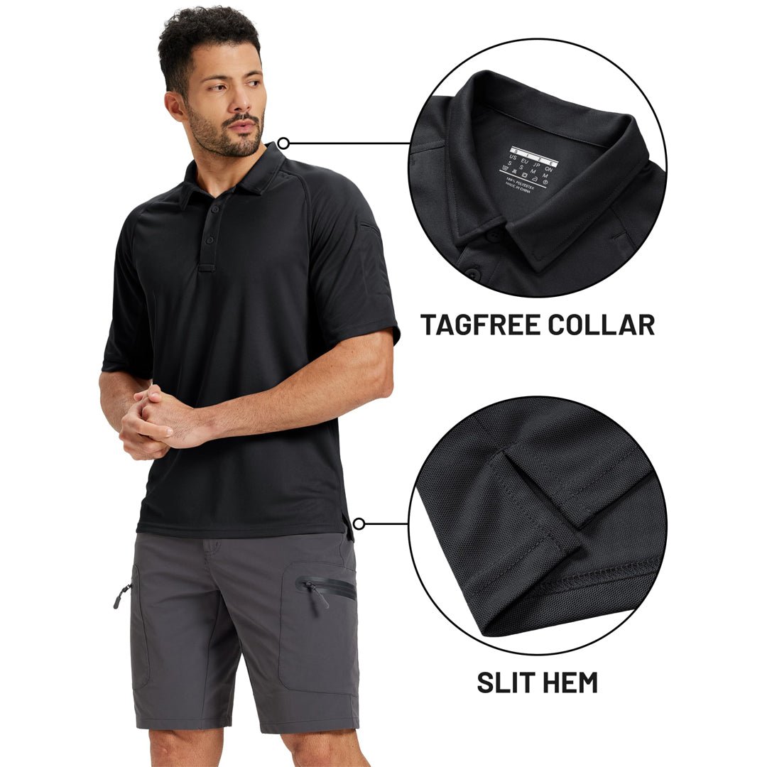 UPF 50+ Performance Tactical Polo Shirt