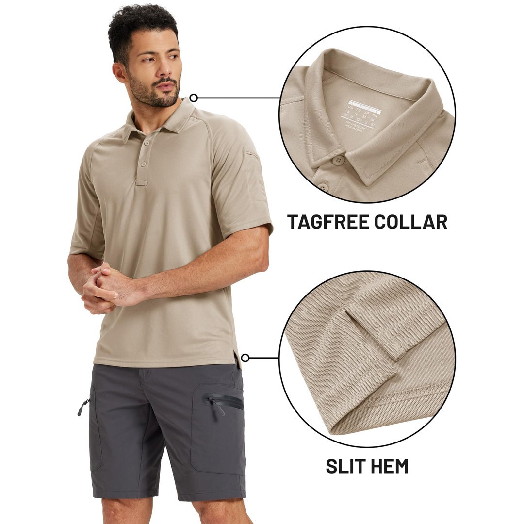 UPF 50+ Performance Tactical Polo Shirt