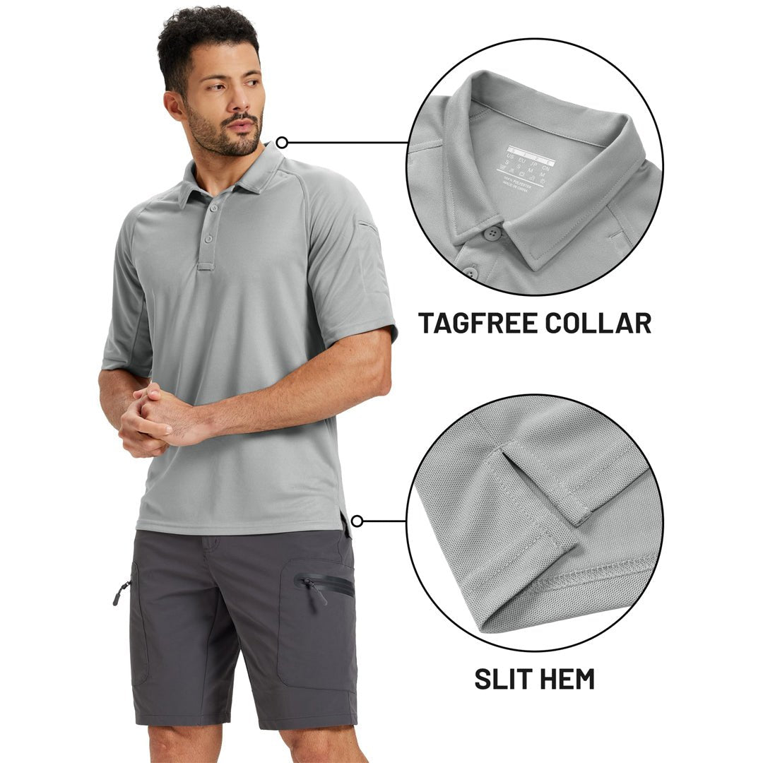 UPF 50+ Performance Tactical Polo Shirt