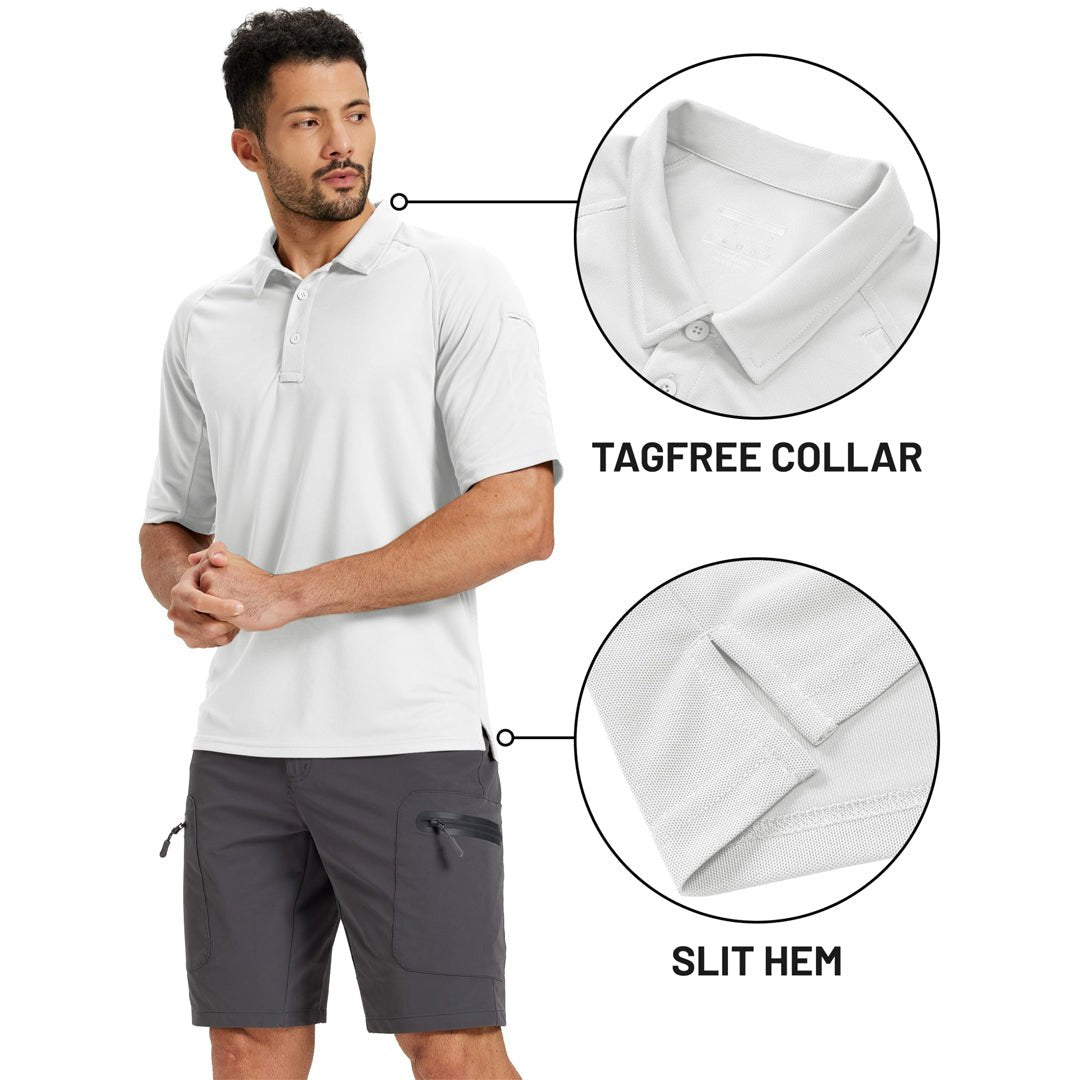 UPF 50+ Performance Tactical Polo Shirt