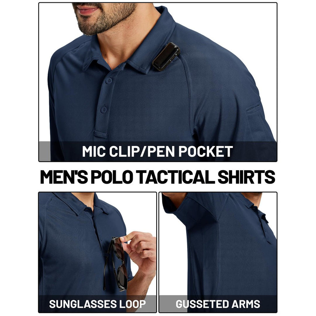 UPF 50+ Performance Tactical Polo Shirt
