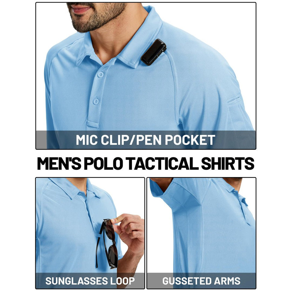 UPF 50+ Performance Tactical Polo Shirt