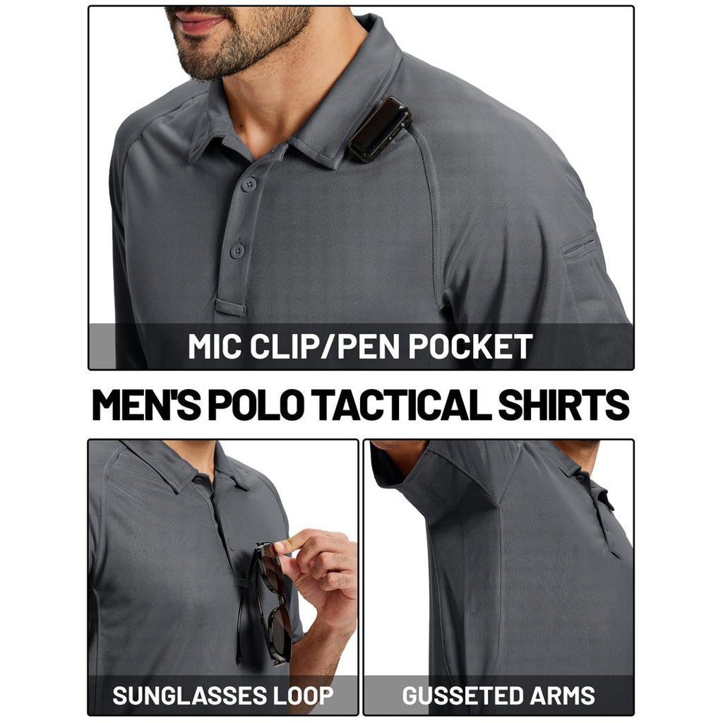 UPF 50+ Performance Tactical Polo Shirt