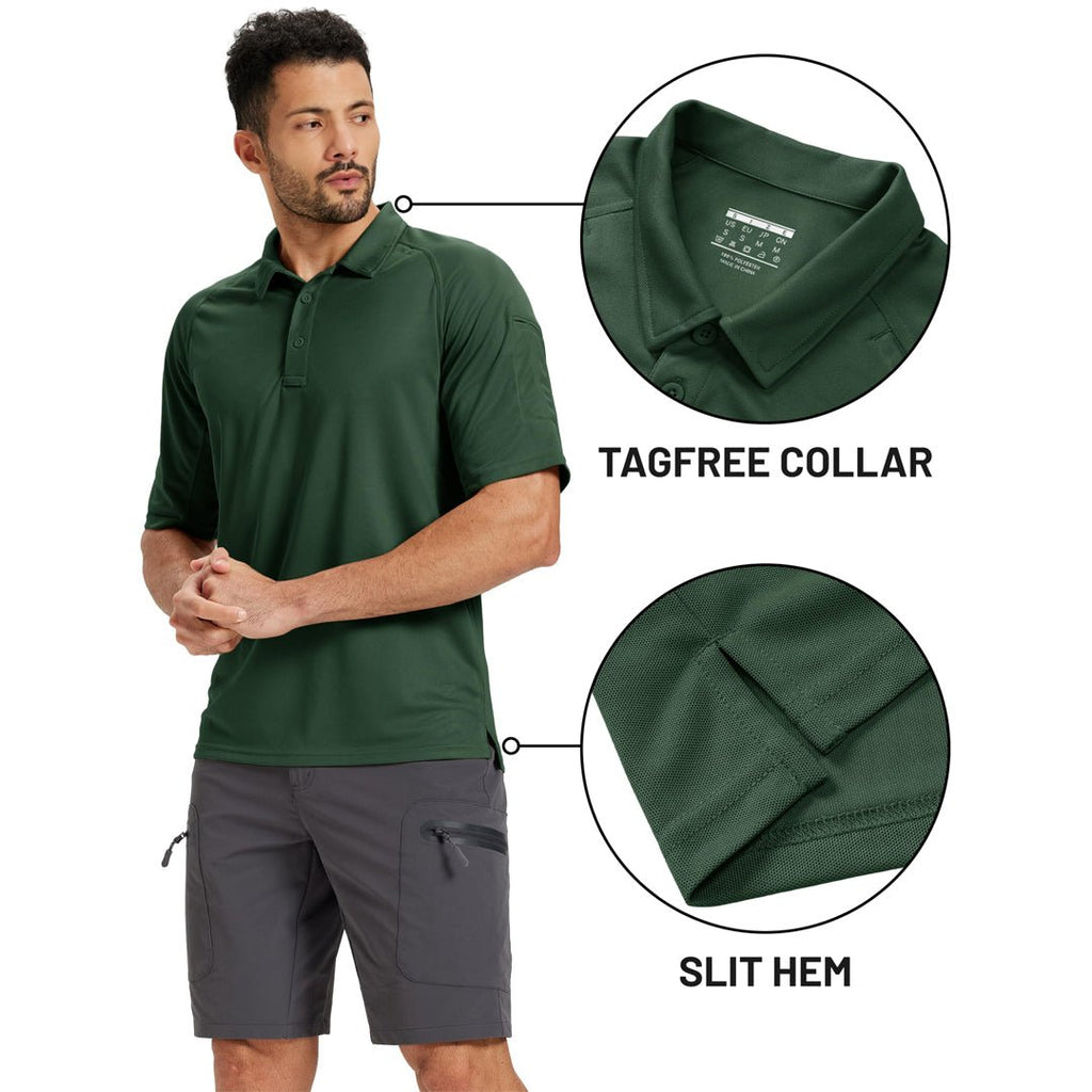 UPF 50+ Performance Tactical Polo Shirt