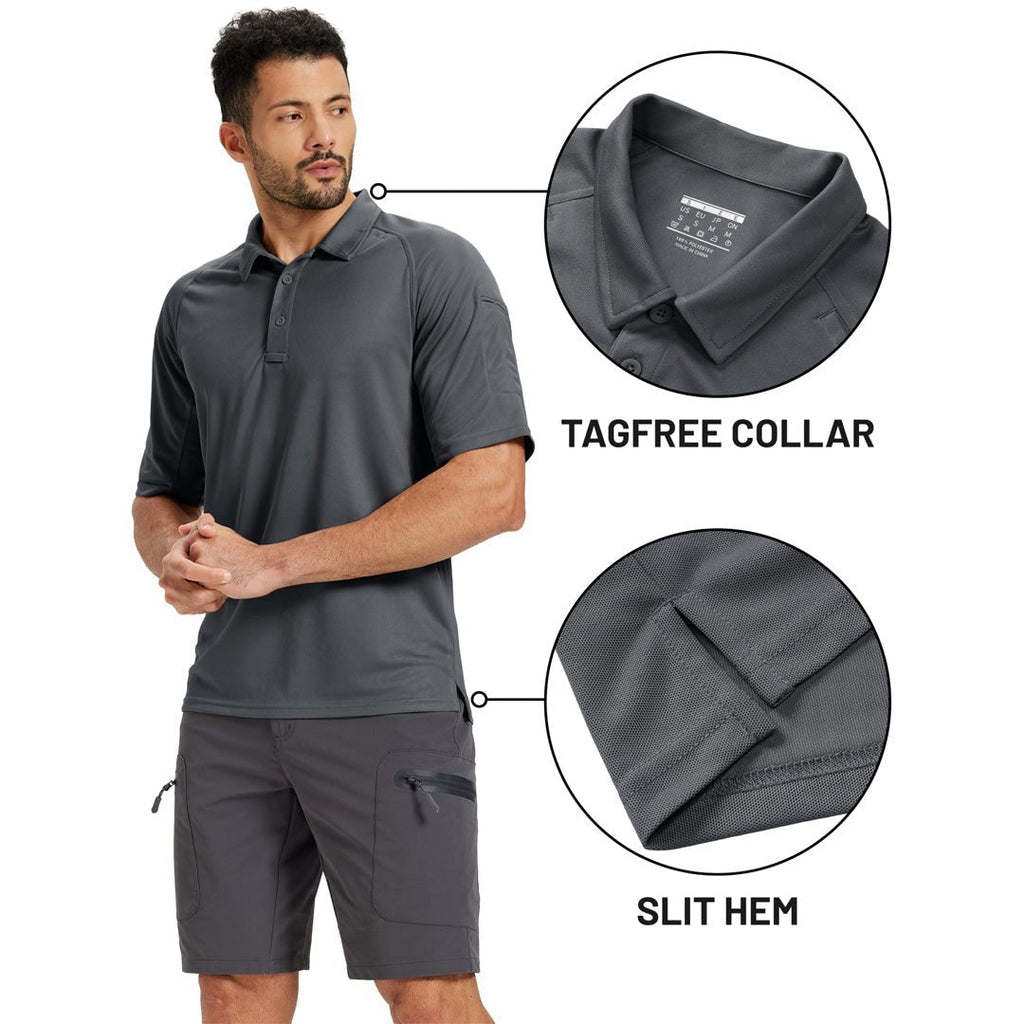 UPF 50+ Performance Tactical Polo Shirt